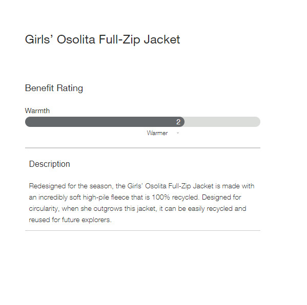 🌺NWT🌺 The North Face Girls Osolita Full Zip Fleece Jacket Sz XL 18 Violet