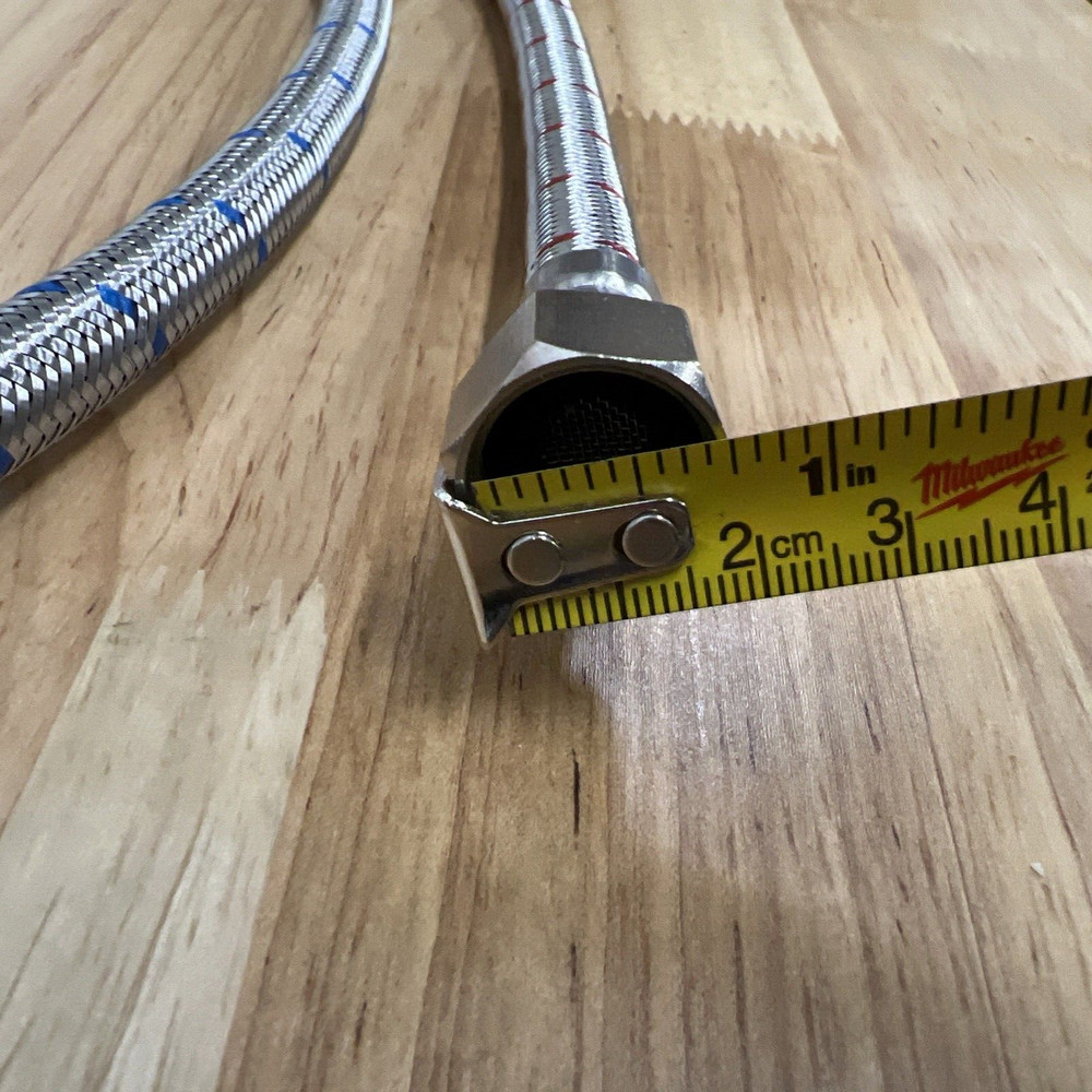 Faucet Hose Supply Line Braided 2 Pack