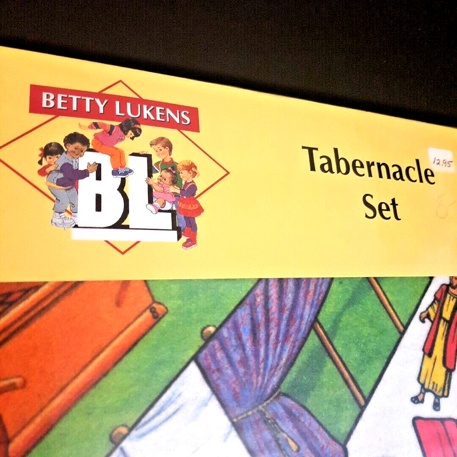 Vintage Betty Lukens Felt Bible Activity Learning Tabernacle Kit Uncut Rare New