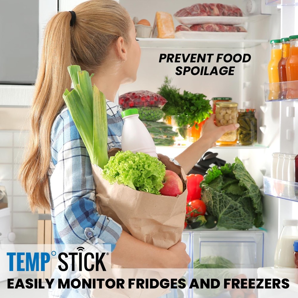 Remote WiFi Temperature & Humidity Sensor Data Logger TEMP-STICK-TH-W FBA Text