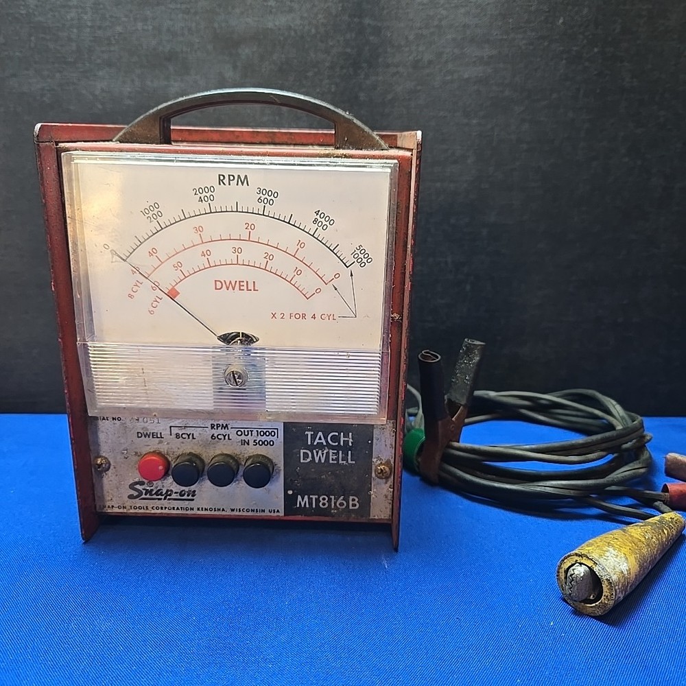 VINTAGE SNAP ON TACH DWELL METER MT816B UNTESTED