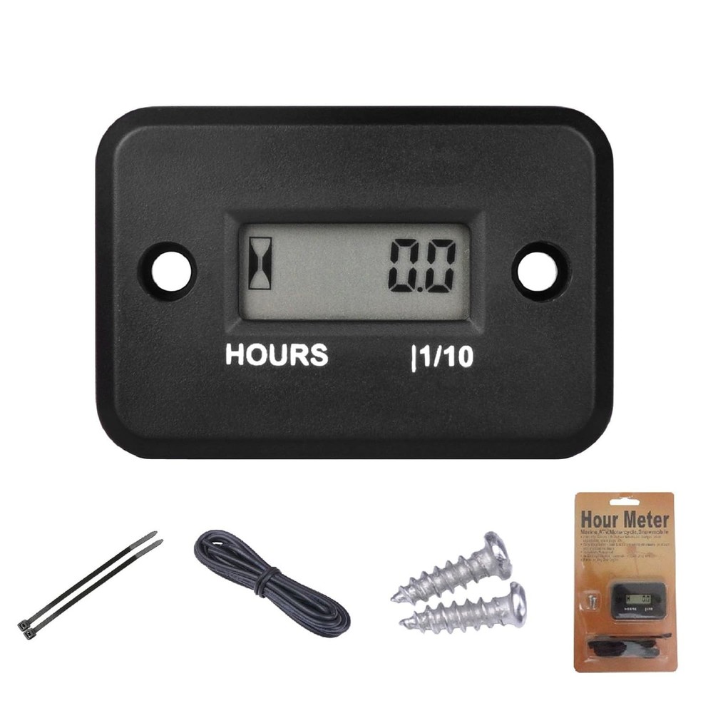 Digital Inductive Hour Meter for Gas Engines - Accurate Maintenance Tracker