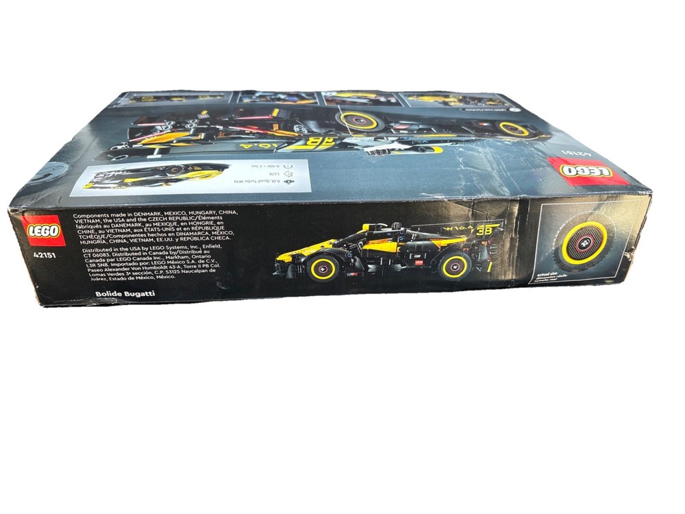 LEGO 42151 Technic Bugatti Bolide 905pcs New Box Damage