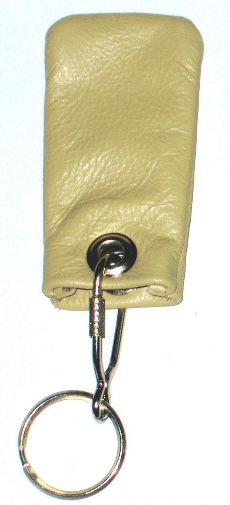 TAN Supple Leather Remote Cover For OEM Viper Clifford Python Avital LARGE