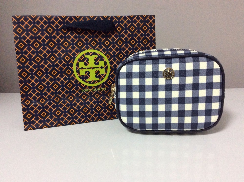 Tory Burch Robinson Printed Small Classic Cosmetic Case