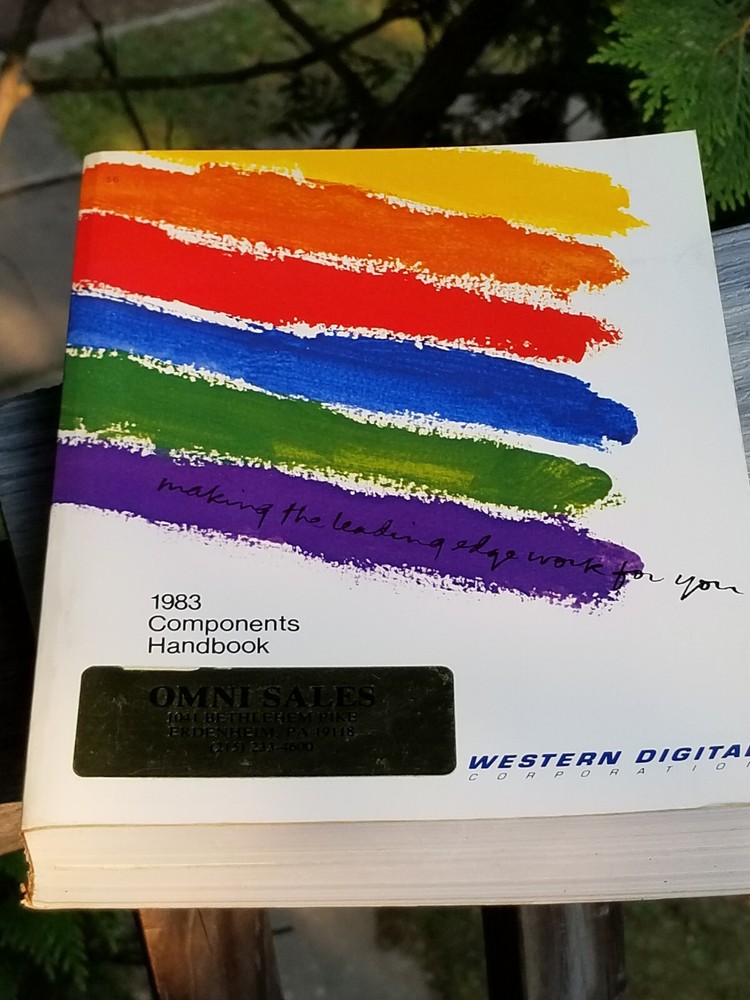 VINTAGE ELECTRONICS BOOK DATA 1983 WESTERN DIGITAL COMPONENTS HANDBOOK
