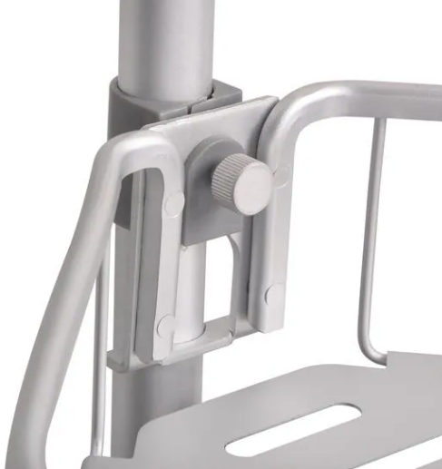 Utopia Alley Shower Caddy Corner 4-Flat Adjustable Shelf Rustproof Satin Chrome