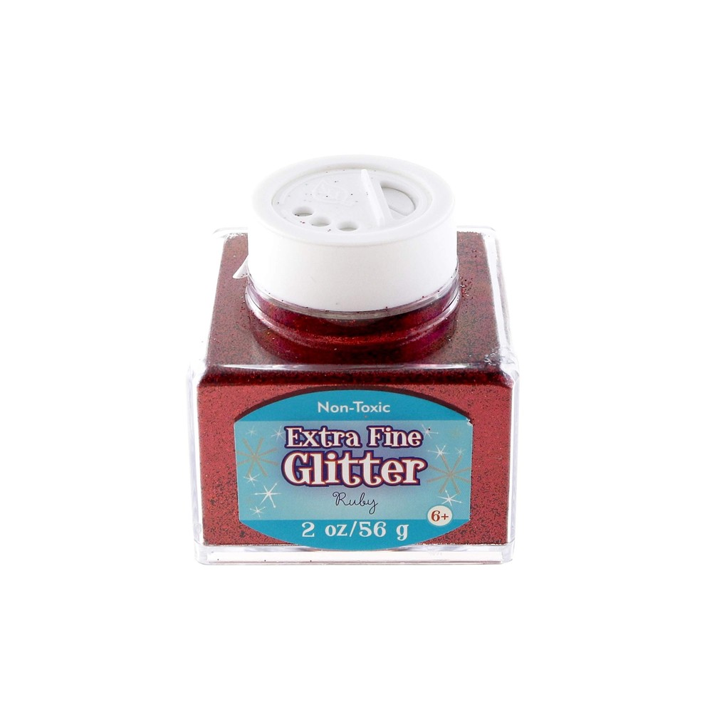 2oz Ruby Extra Fine Glitter for Crafts DIY Party Arts Decorations