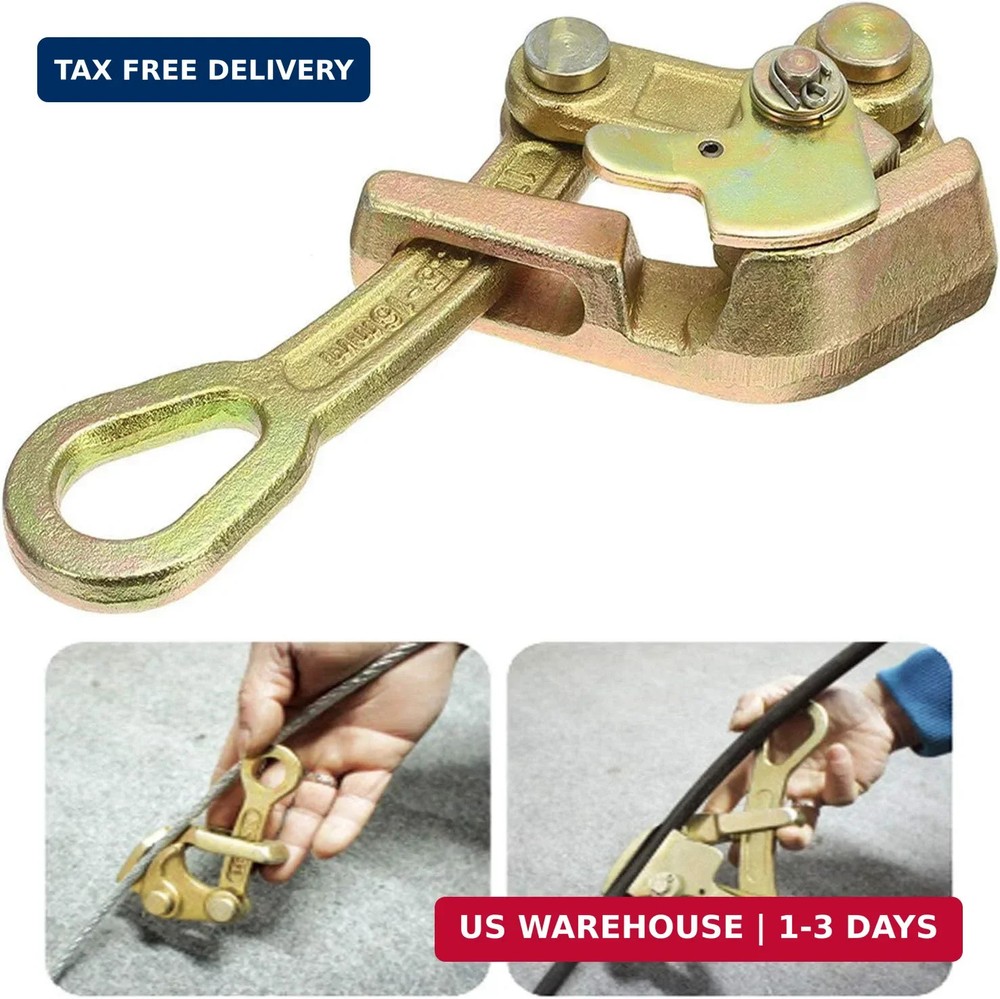 Wogoboo Cable Grip Wire Gripper Steel Cable Puller Tool for Wire Rope,Pulling 22