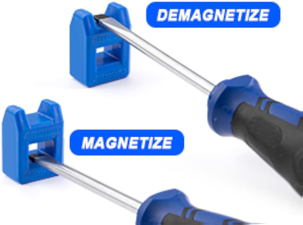 Proer Magnetic Screwdriver Set, Multi-pose Slotted/