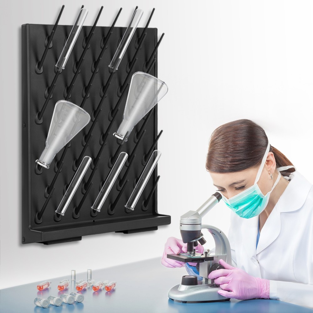 Bottle Drying Rack Lab Removable Glassware Drying Rack Lab PP Draining Rack