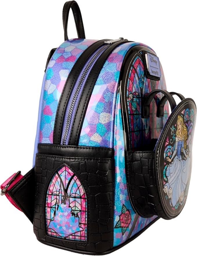 Loungefly Disney Sleeping Beauty Stained Glass Mini Backpack Exclusive - NWT