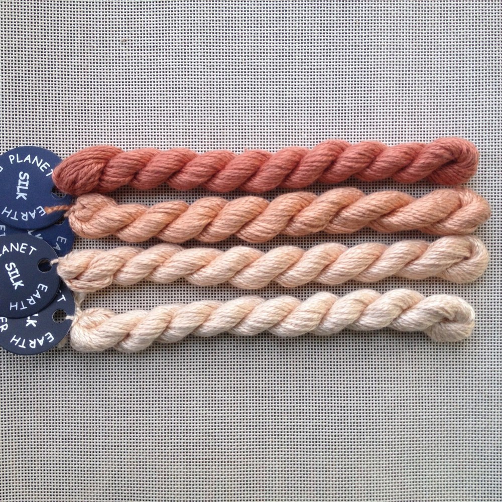 Planet Earth 100% Silk thread for needlepoint needlework Skin Tone