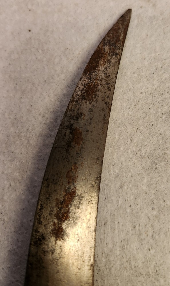 Finely made Silver Mounts, Antique Middle Eastern Koumya Dagger