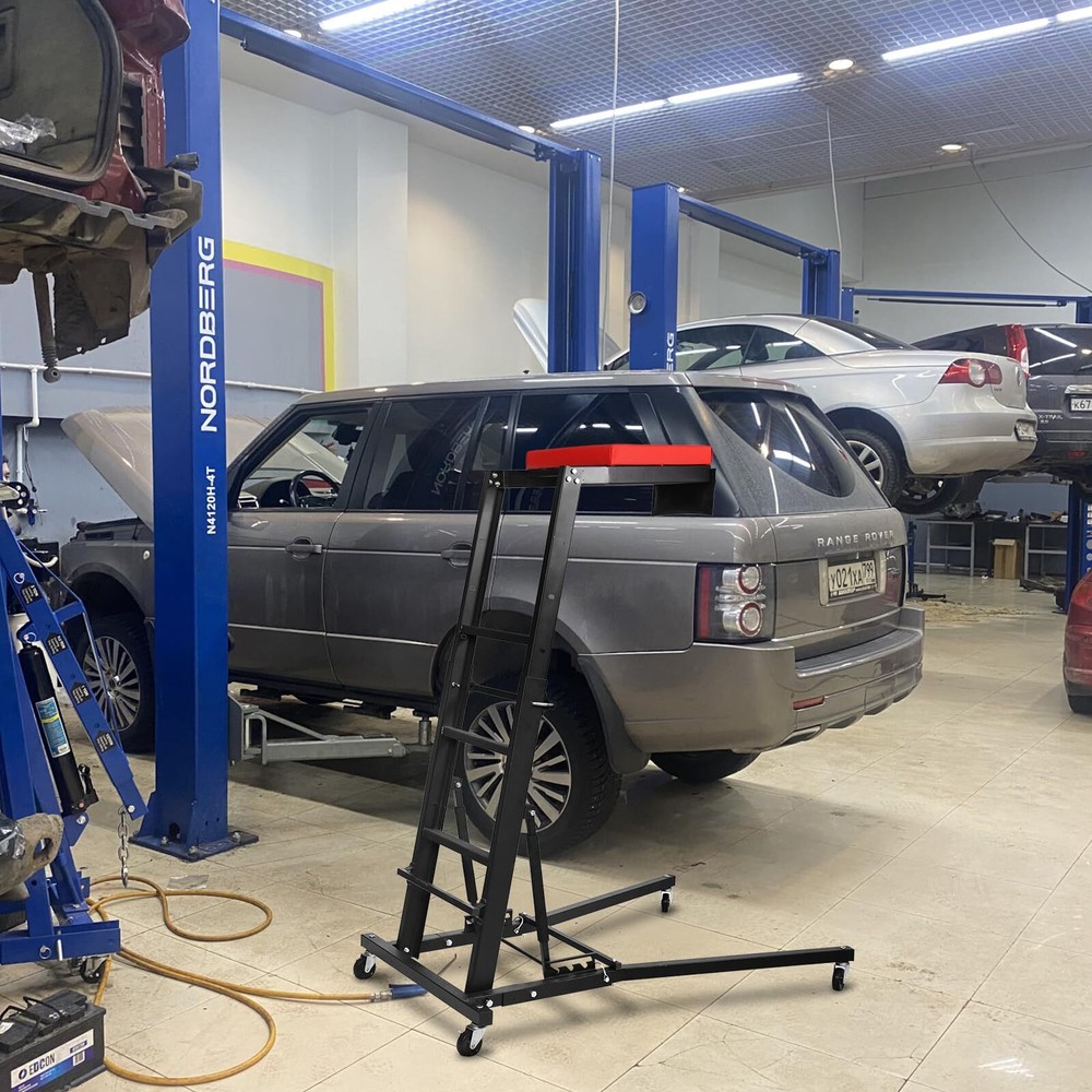 💯Adjustable Car Engine Creeper Thick Padded Deck Foldable Car Creeper 400 lbs