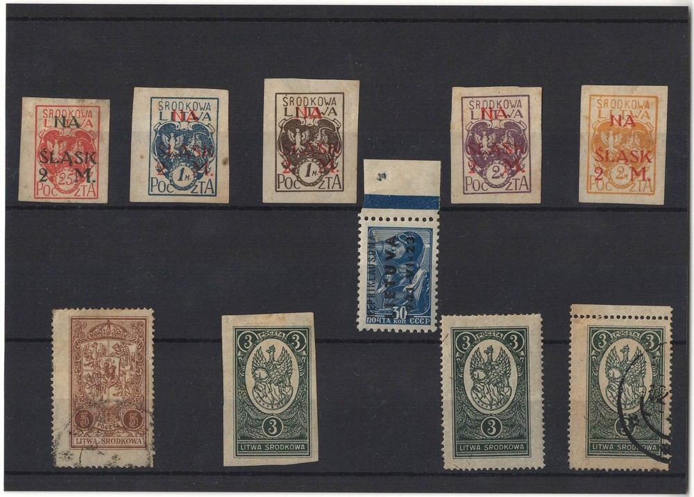 Lithuania - Old stamps, different values