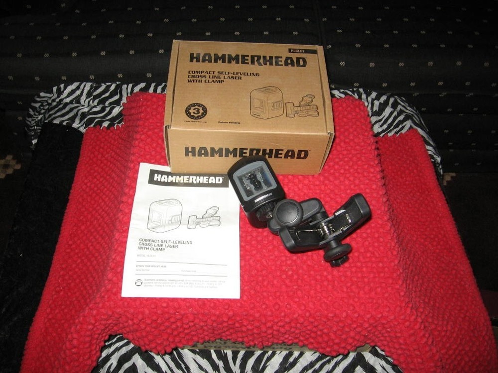 Hammerhead Cross line leveling laser