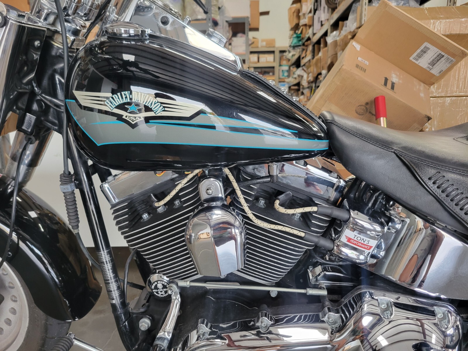 Harley Davidson Big Twin 99-17 FXD Dyna Softail Spark Plug Wires White Black