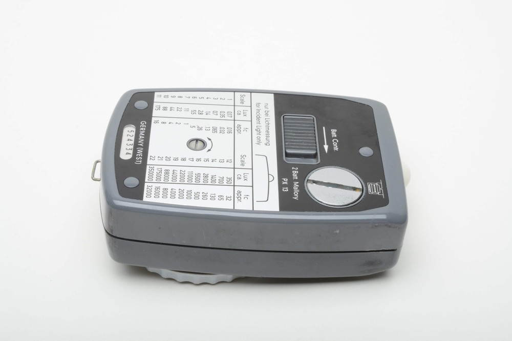 Gossen Luna-pro Incident Light Meter, Cases + Variable angle attachment