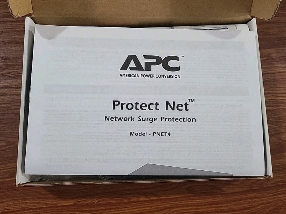 APC ProtectNet PNET4 Ethernet Surge Protector