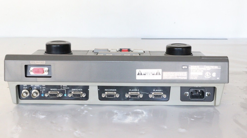 Sony Beta Cam SP Editing System Converts Analog Video into Digital Computer File