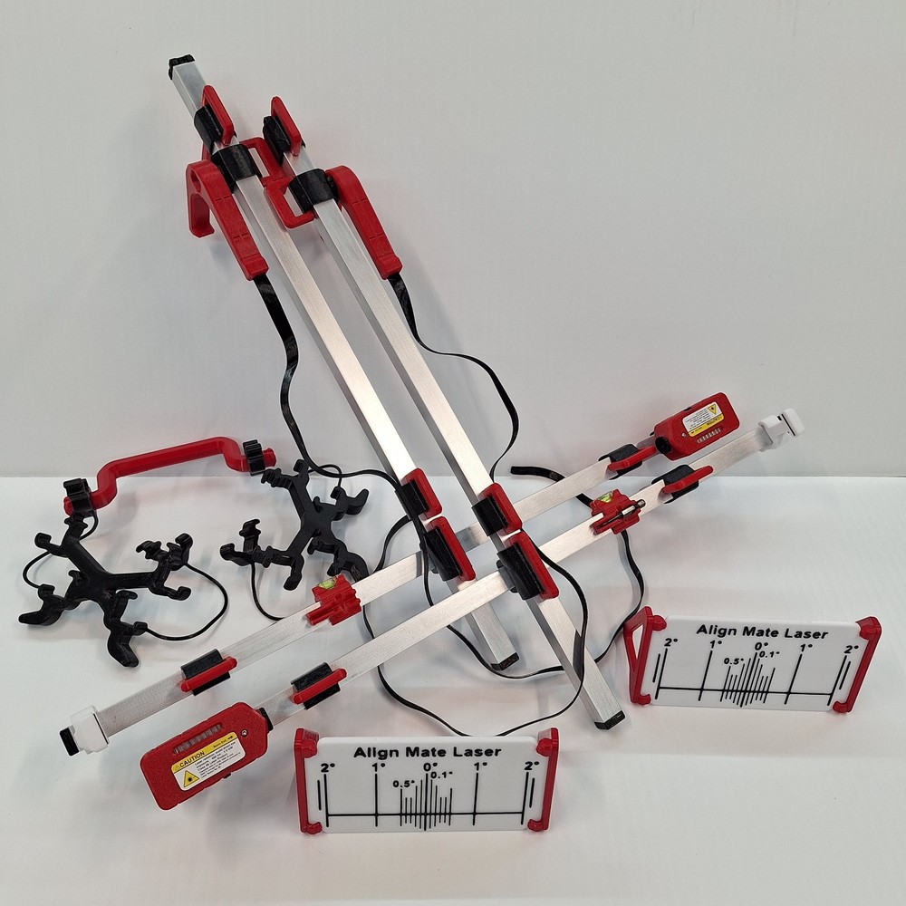 Precision Laser Toe Wheel Alignment Tool – DIY, Portable, Real-Time Feedback