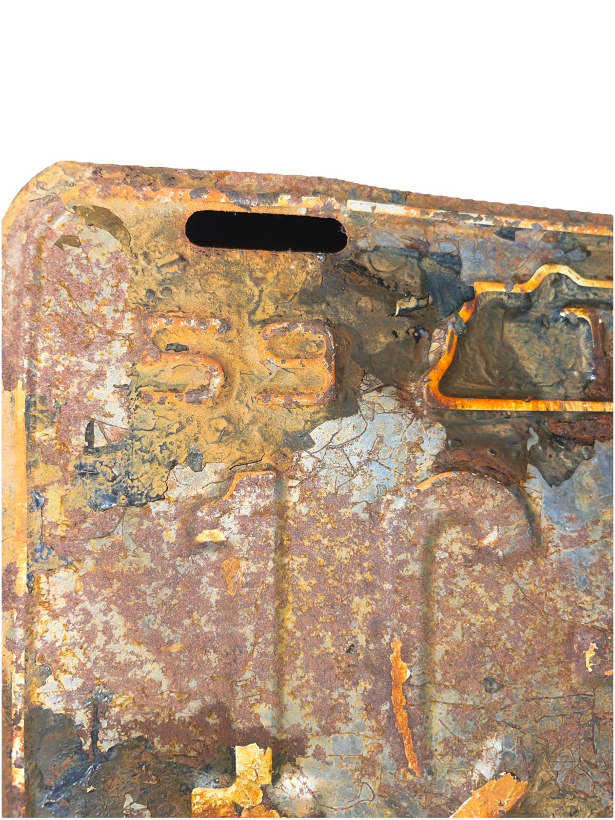 1959 Vintage Tennessee License Plate Rusty