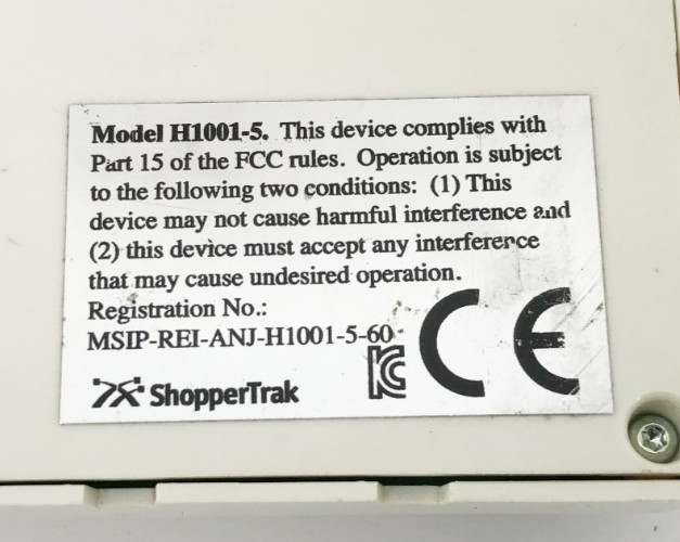 New Shoppertrak H1001-5 Security Camera