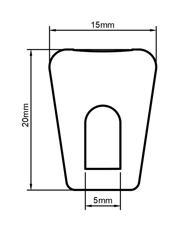 Pearl Export Compatible Drum Lug Insert, 3D Printed,Black, TPU, Nut Stopper