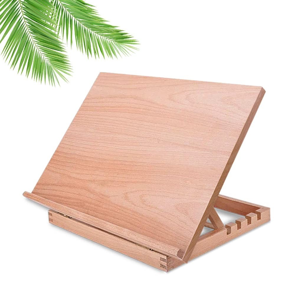 A3 Tabletop Painting Easel with Smooth Surface Adjustable Angle Art Easel