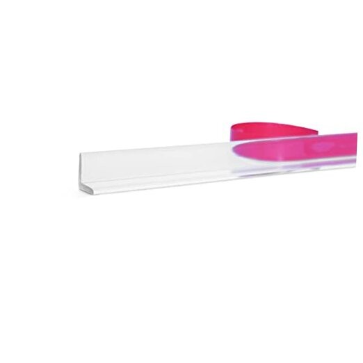 Multi-Purpose Clear Shower Door Side Seal L Shape Angle Jamb with Pre 1