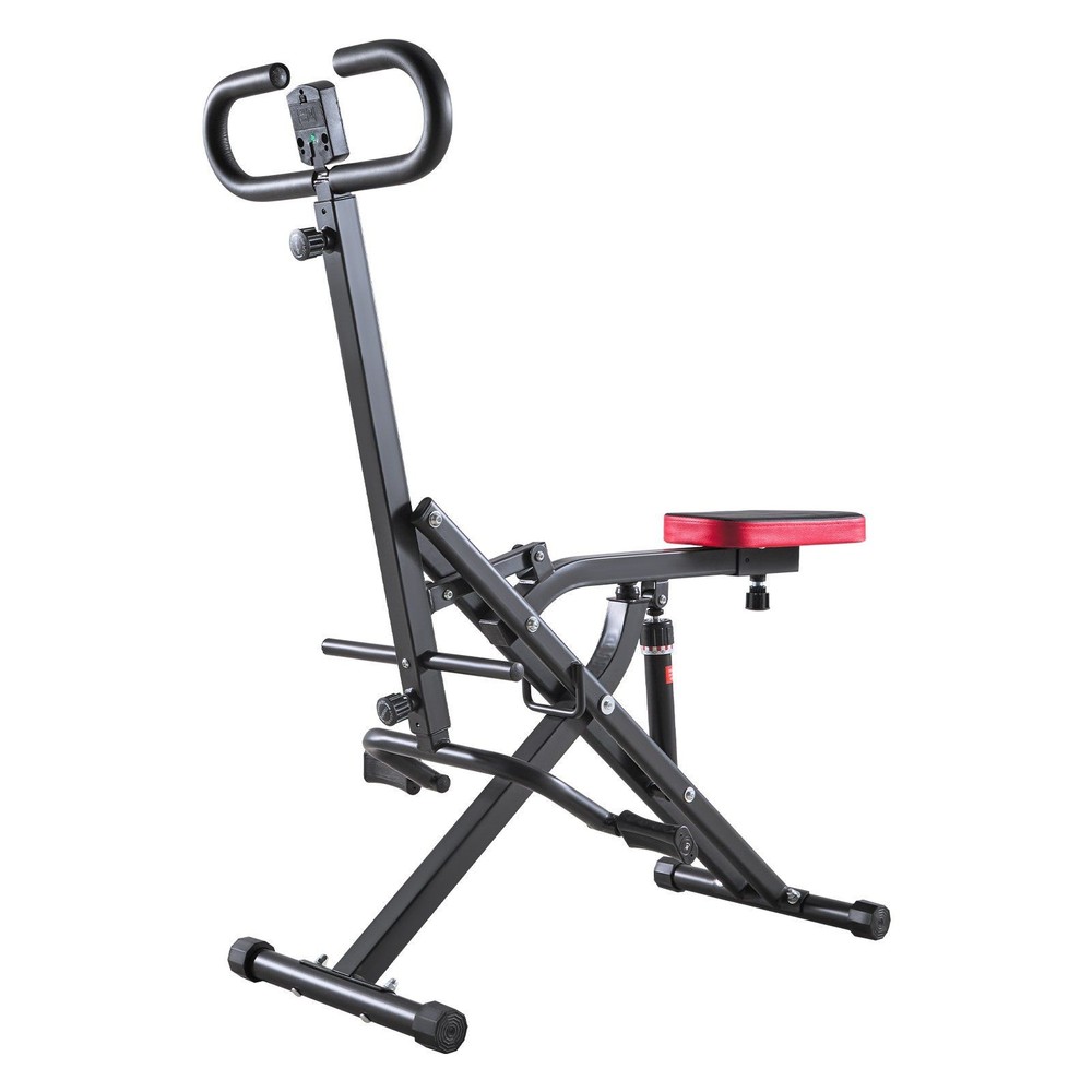Squat Machine, Deep Squat Rowing Machine for Home, Easy Setup & Foldable E