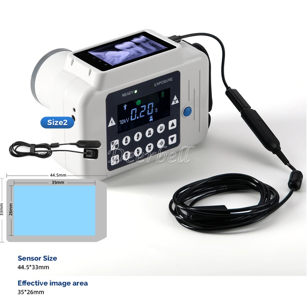 Dental X Mobile Unit System Ray Digital Machine High Frequency+S2/No Shield