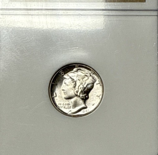 1941-D Mercury Dime NGC MS67 FB