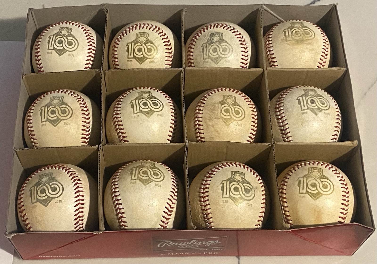 LIGA MEXICANA DE BEISBOL 100 ANOS OFFICIAL RAWLINGS BASEBALL LMB MEXICAN LEAGUE