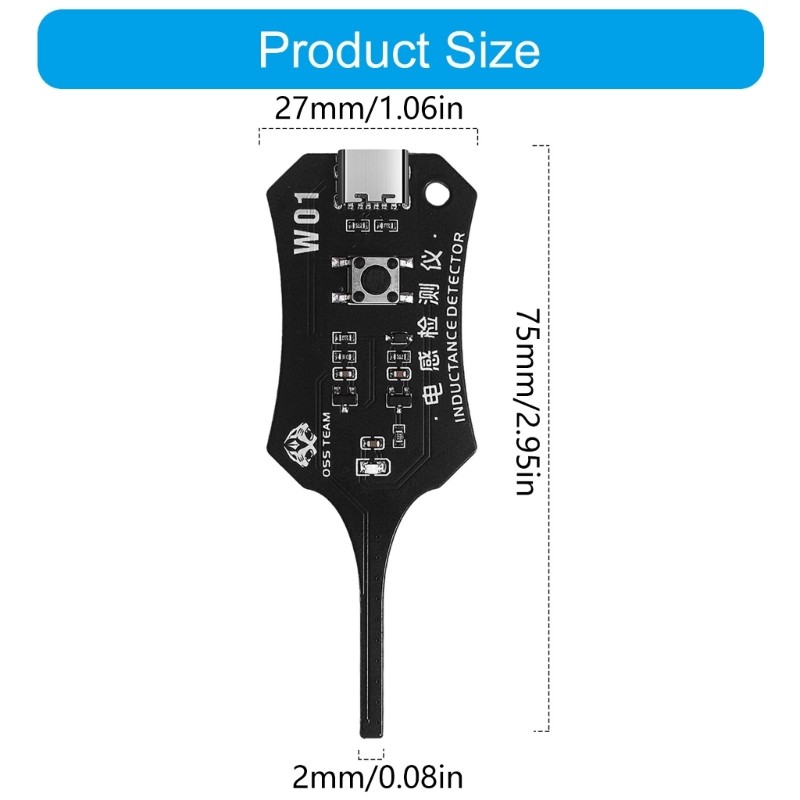 High Precise Inductance Meter Quick Fault Detection W01 Inductor Detectors