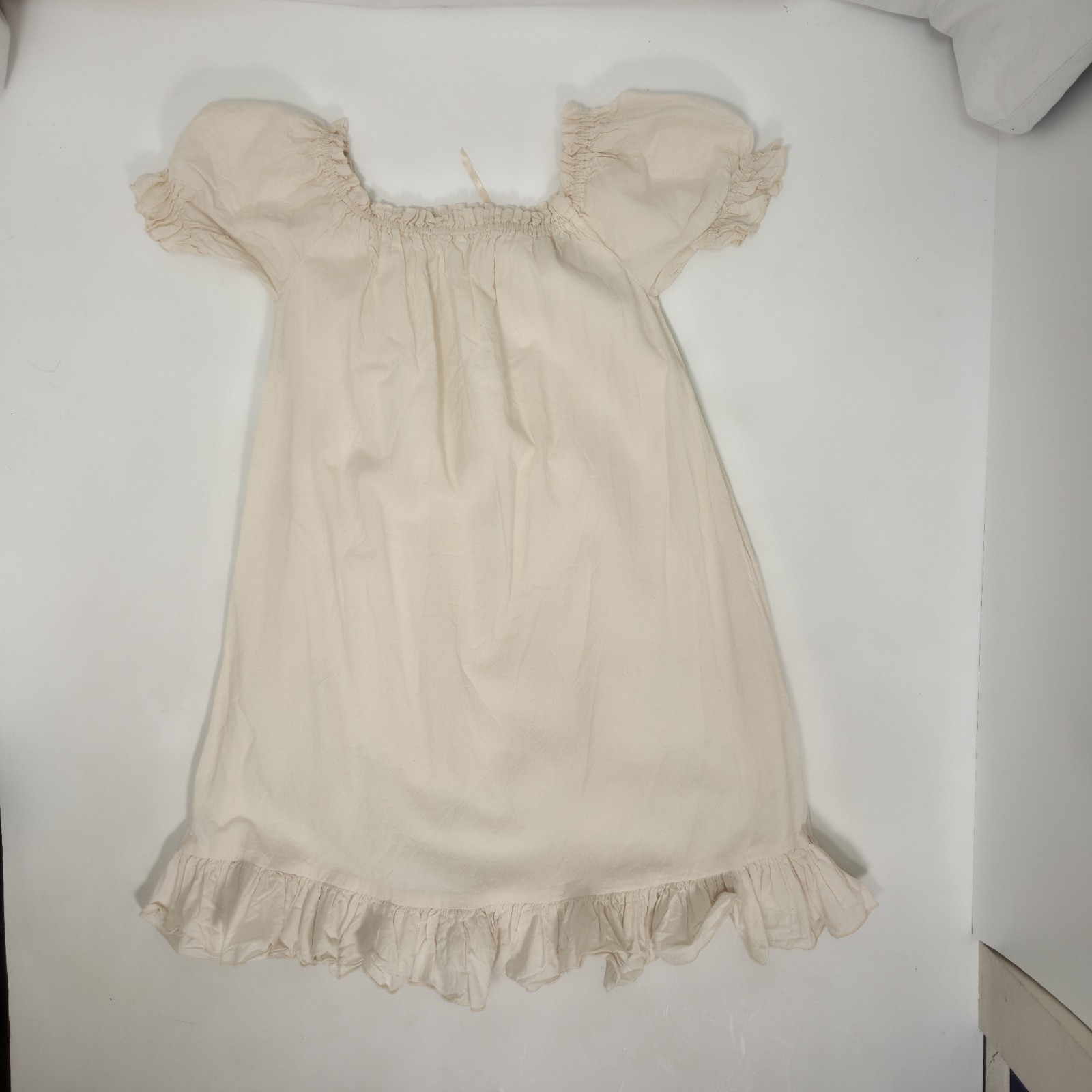 Medieval Renaissance Festival 2 Piece Maiden Youth Dress Small Blue And White