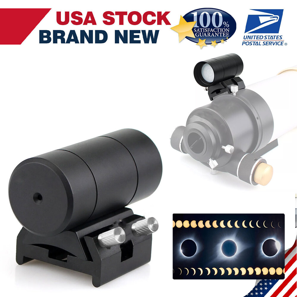 Solar Finder Scope Metal +Base Kit for Sun Positioning Solar Eclipse Observation