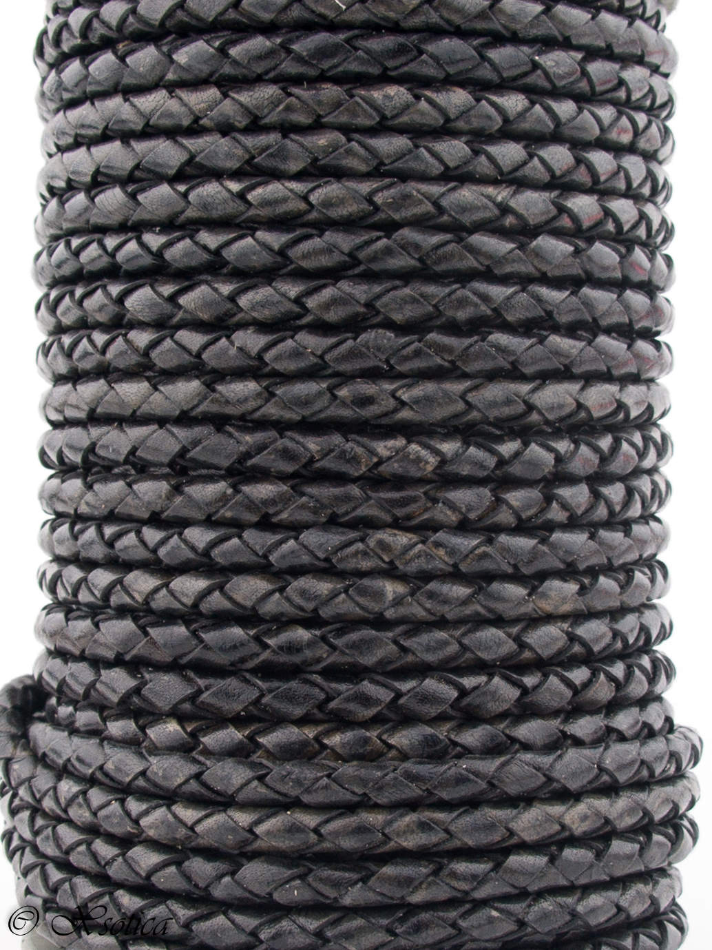 Xsotica® Round Bolo Braided Leather Cord 3 mm