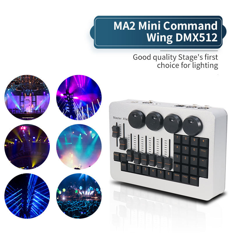 Mini Command Wing Console Stage Light Dimmer M A 2 Version DMX512 DJ Controller