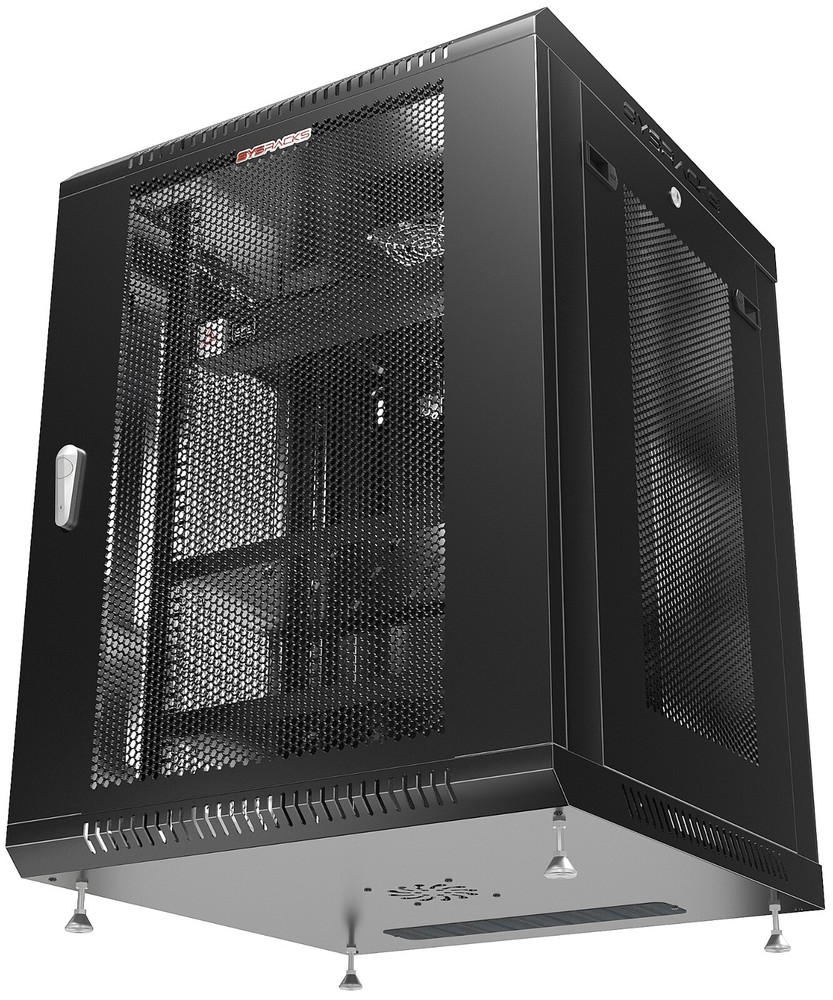 15U Sysracks Wall Mount IT Data Network Server Rack Cabinet Enclosure 24" Depth