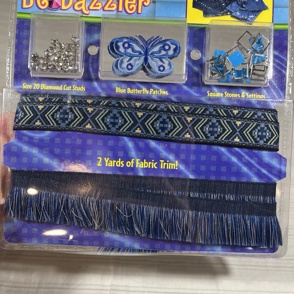 Vtg BE-DAZZLER Custom Hand Tool Studs Rhinestone Setting Kit 2000 NEW M1