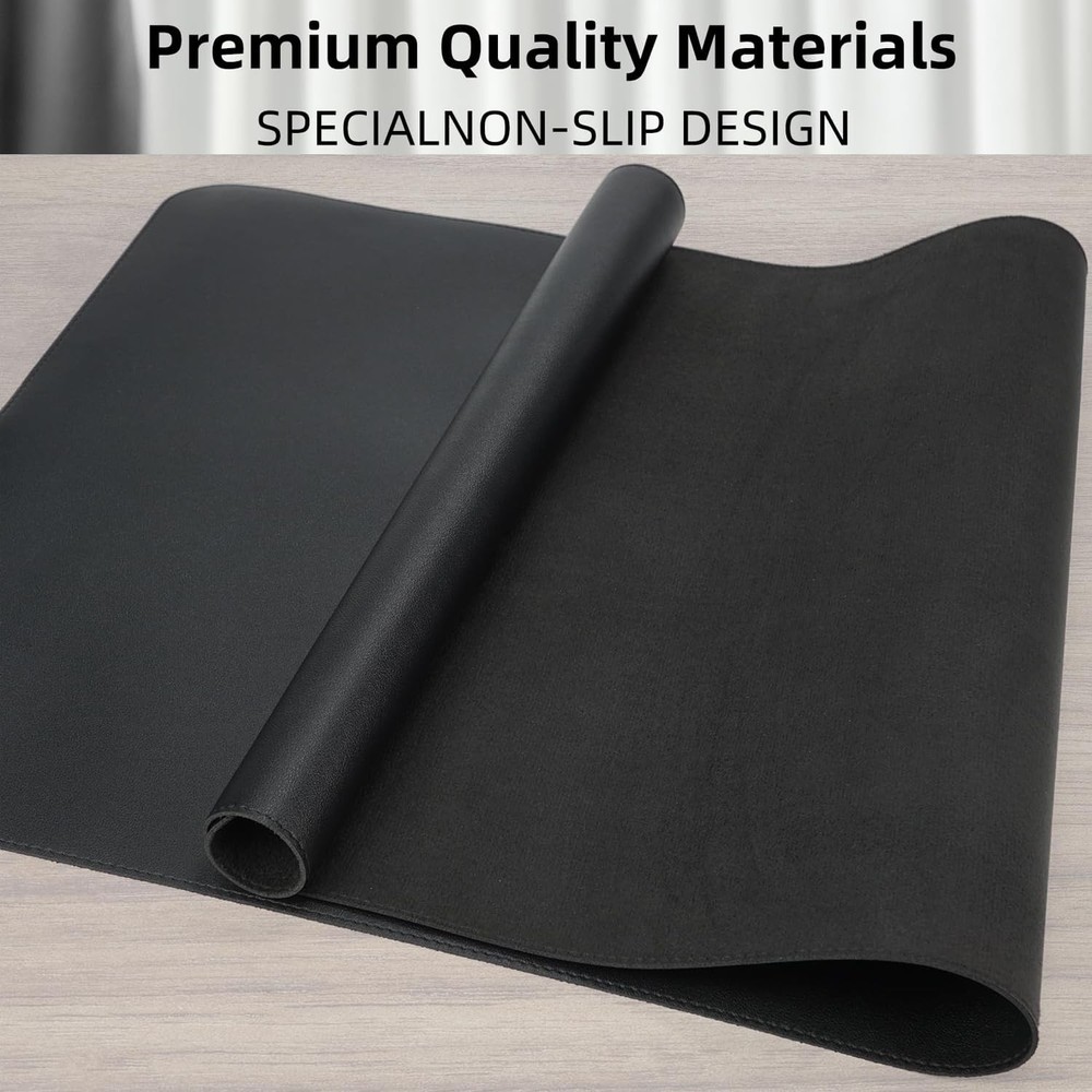 Desk Pad Soft PU Leather Extra Large Mouse Pad Laptop Computer Desk Mat Table...