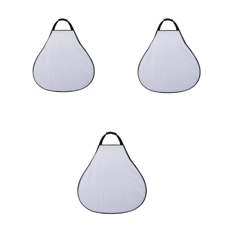 30cm/60cm/80cm Triangle Photography Light Reflector Triangle Foldable Reflector