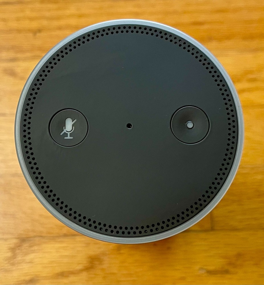 Amazon Echo Plus 1st Gen Smart Speaker Silver w/Power Adapter - READ DESCRIPTION