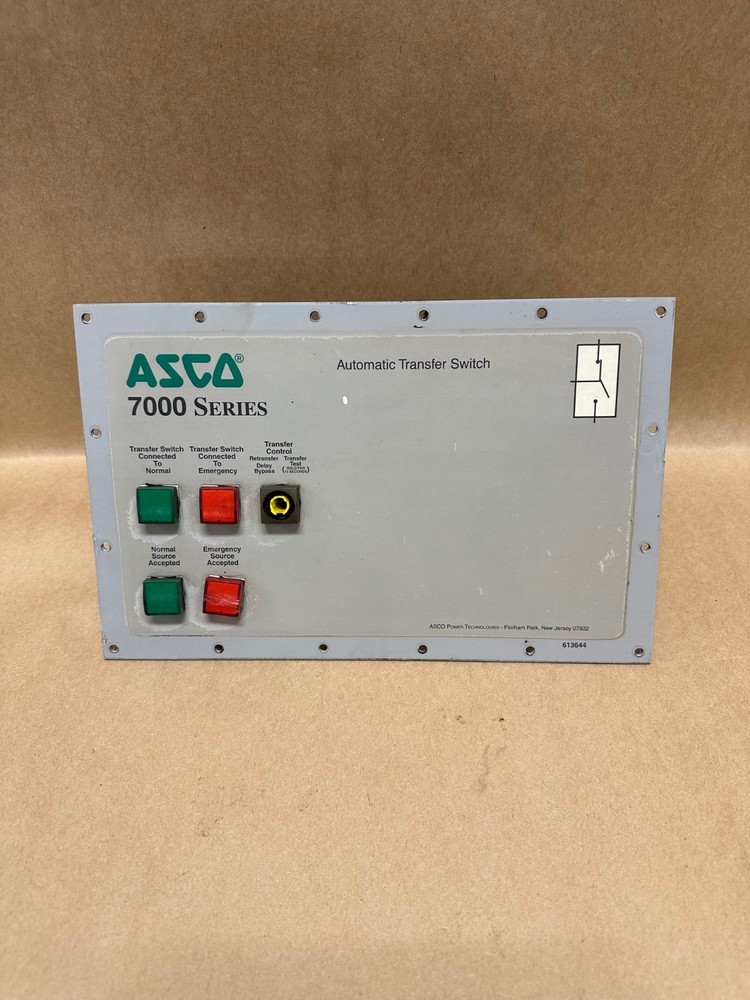 ASCO 7000 Series Automatic Transfer Switch P/N 613644