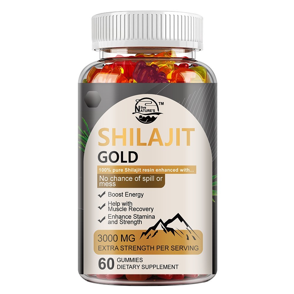 (2 Pack) Shilajit Gummies Max Strength | Pure 100% Authentic Himalayan Origin