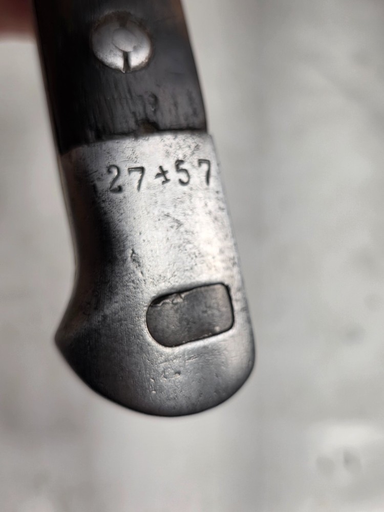 WW2 Turkish ASFA mauser bayonet and scabbard
