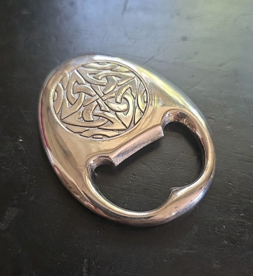 Nice Silver Plated Celtic Knot Bottle Opener