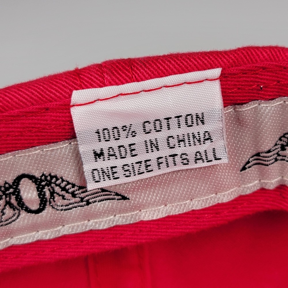 Olympic Club Hat Red Adjustable Strap Cap Golf